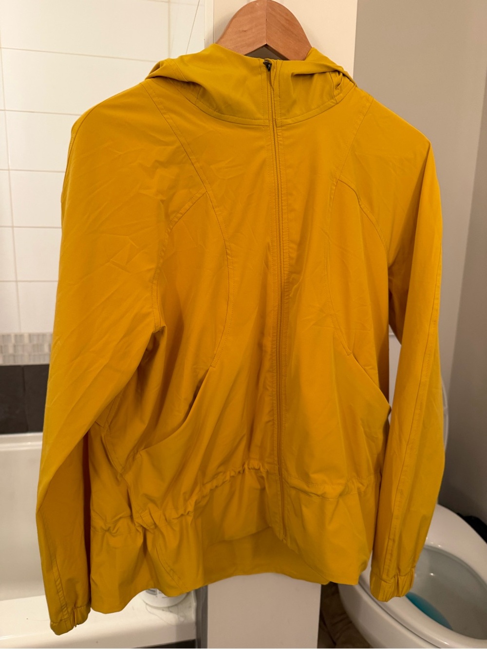 Lululemon Yellow Hooded Lightweight Jacket